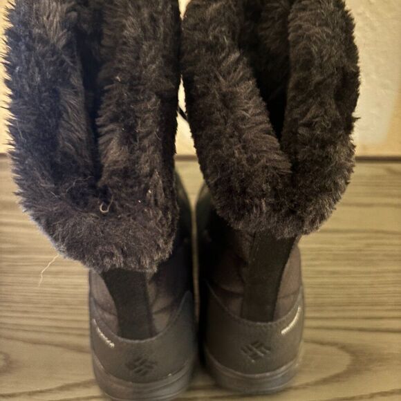 NEW! Columbia women' Ice Maiden II Snow Boot, Black/Columbia Grey, 7.5 US - 1152 - Picture 3 of 4